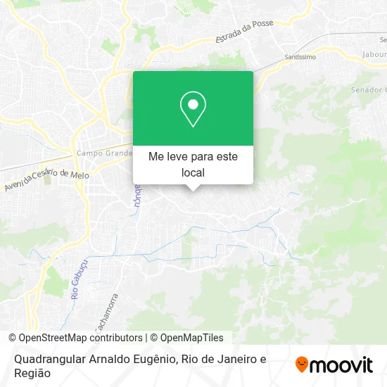 Quadrangular Arnaldo Eugênio mapa