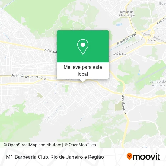 M1 Barbearia Club mapa
