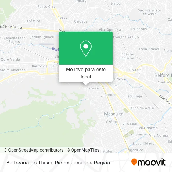 Barbearia Do Thisin mapa