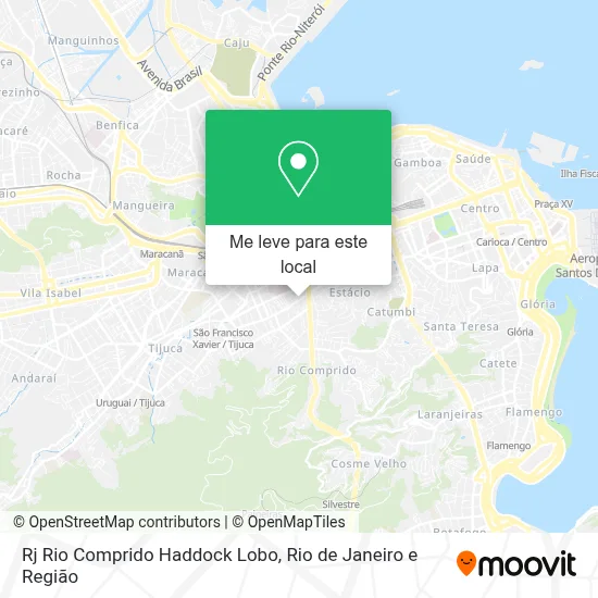 Rj Rio Comprido Haddock Lobo mapa