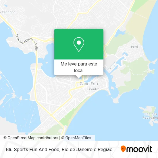 Blu Sports Fun And Food mapa