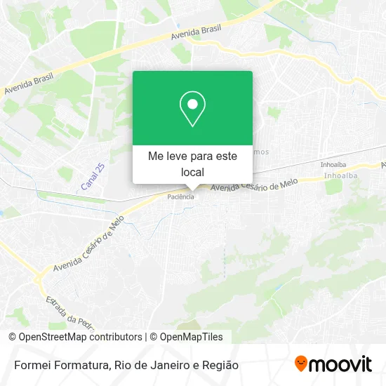 Formei Formatura mapa
