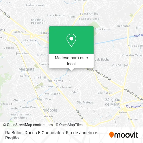 Ra Bolos, Doces E Chocolates mapa