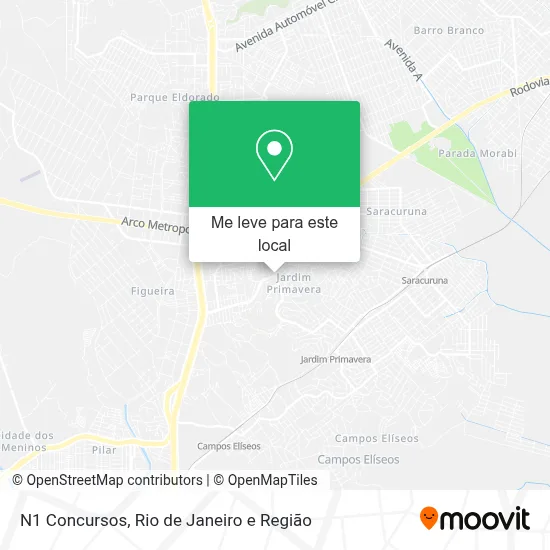 N1 Concursos mapa