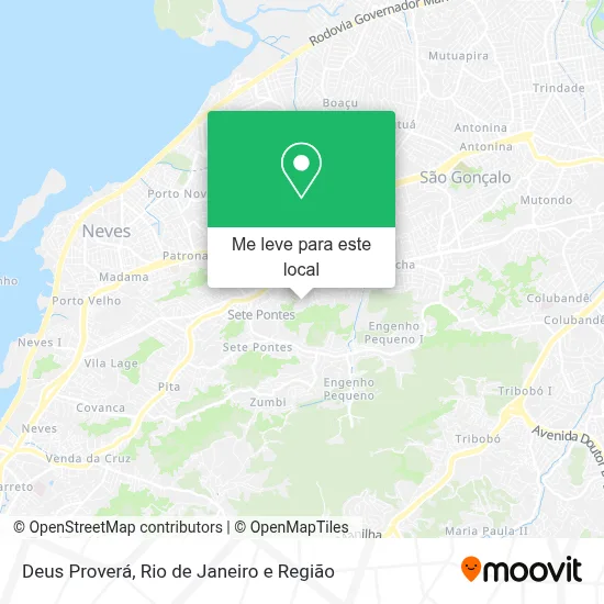 Deus Proverá mapa