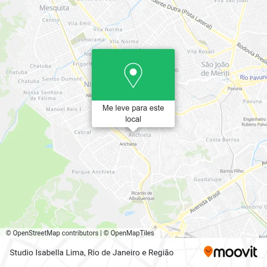 Studio Isabella Lima mapa
