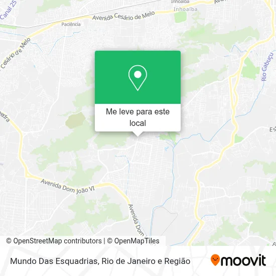 Mundo Das Esquadrias mapa