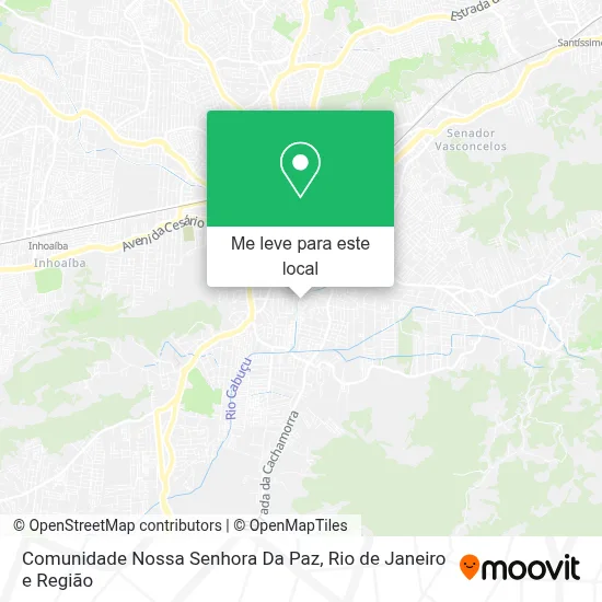 Comunidade Nossa Senhora Da Paz mapa
