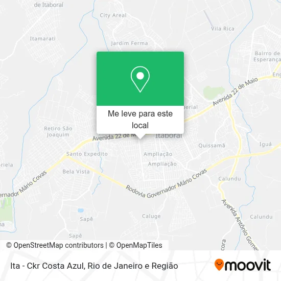 Ita - Ckr Costa Azul mapa