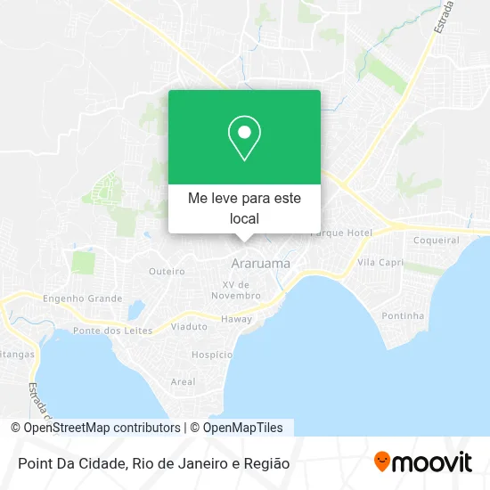 Point Da Cidade mapa