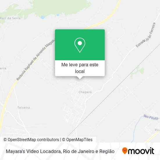 Mayara's Video Locadora mapa
