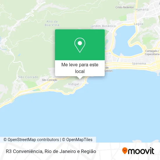 R3 Conveniência mapa
