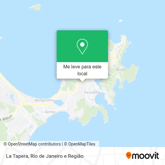 La Tapera mapa
