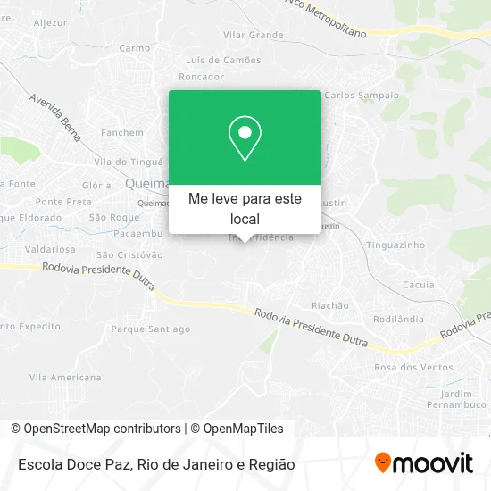Escola Doce Paz mapa