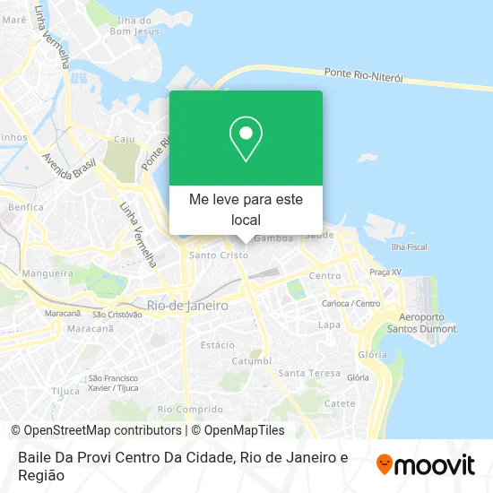 Baile Da Provi Centro Da Cidade mapa