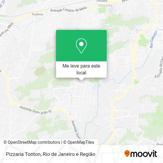 Pizzaria Tonton mapa