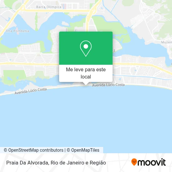 Praia Da Alvorada mapa