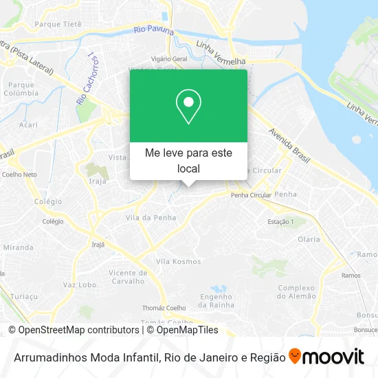 Arrumadinhos Moda Infantil mapa