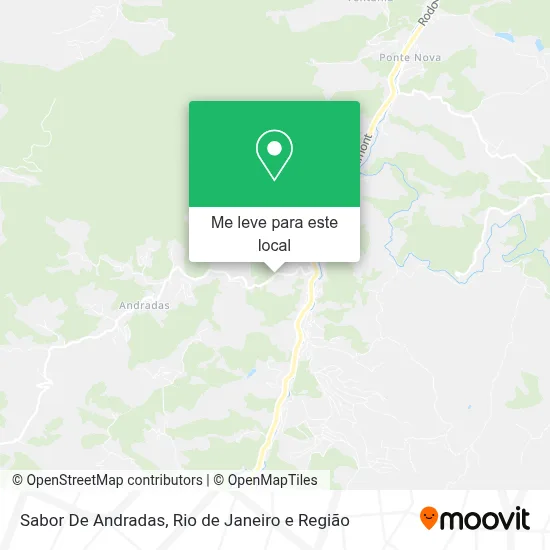 Sabor De Andradas mapa
