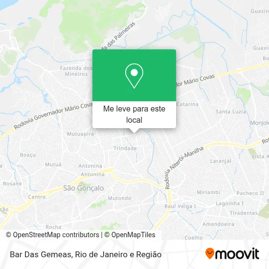 Bar Das Gemeas mapa
