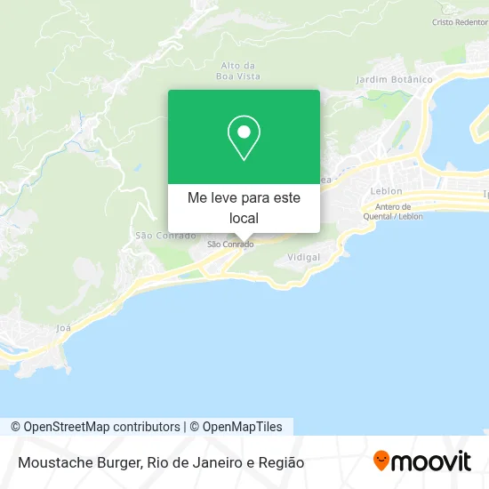 Moustache Burger mapa