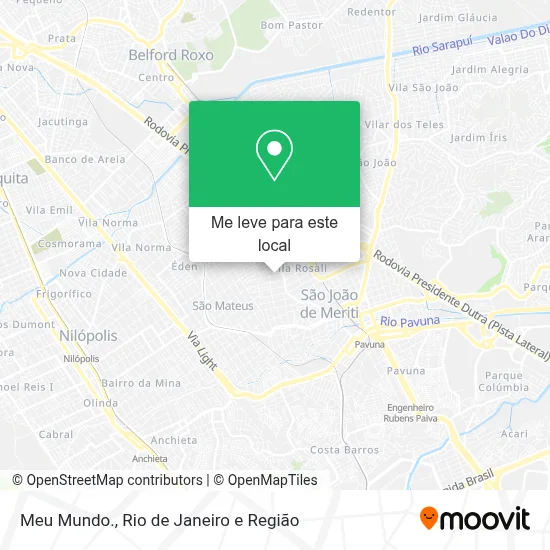 Meu Mundo. mapa