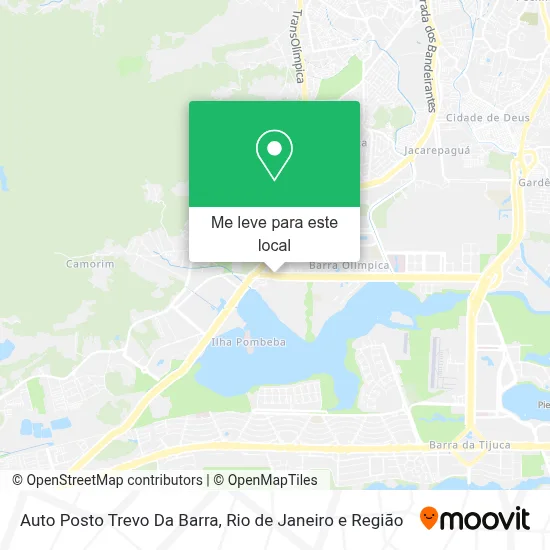 Auto Posto Trevo Da Barra mapa