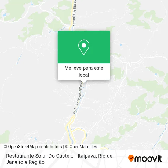 Restaurante Solar Do Castelo - Itaipava mapa