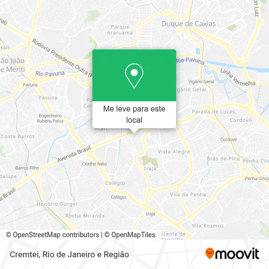 Cremtei mapa