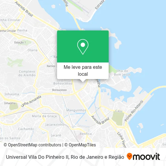 Universal Vila Do Pinheiro II mapa