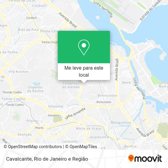 Cavalcante mapa
