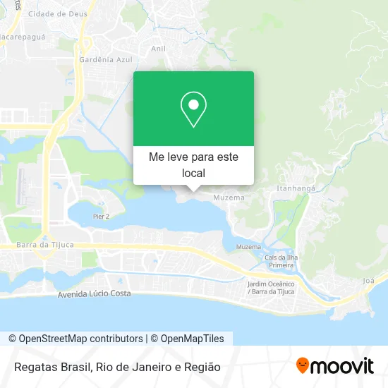 Regatas Brasil mapa