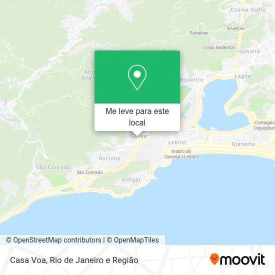 Casa Voa mapa