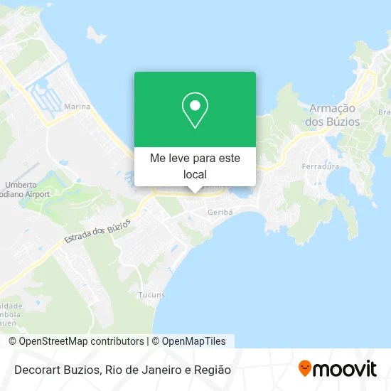 Decorart Buzios mapa