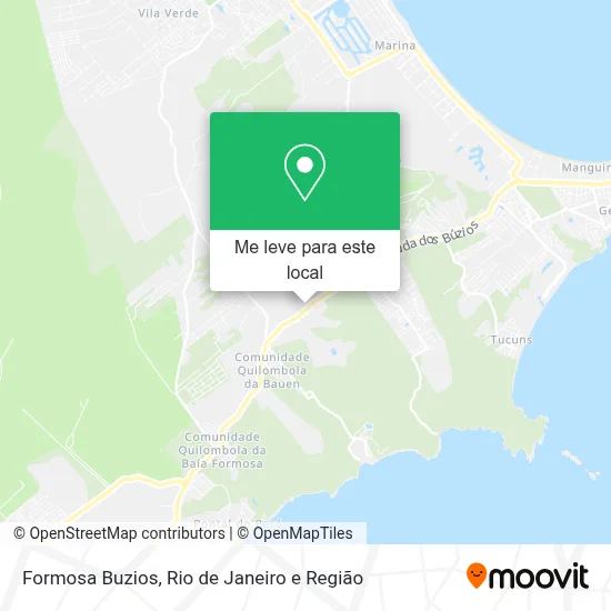 Formosa Buzios mapa