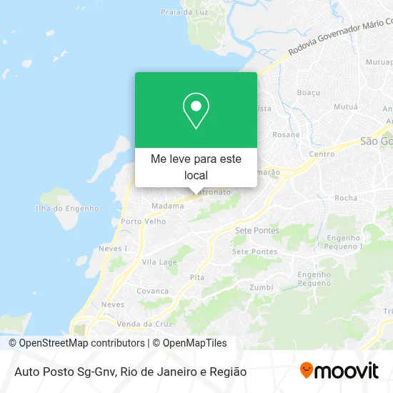 Auto Posto Sg-Gnv mapa