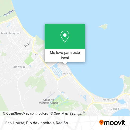 Oca House mapa