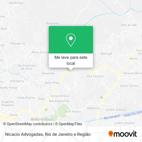 Nicacio Advogadas mapa