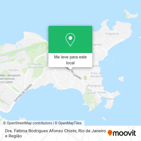Dra. Fatima Rodrigues Afonso Chiste mapa