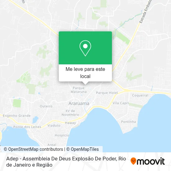 Adep - Assembleia De Deus Explosão De Poder mapa