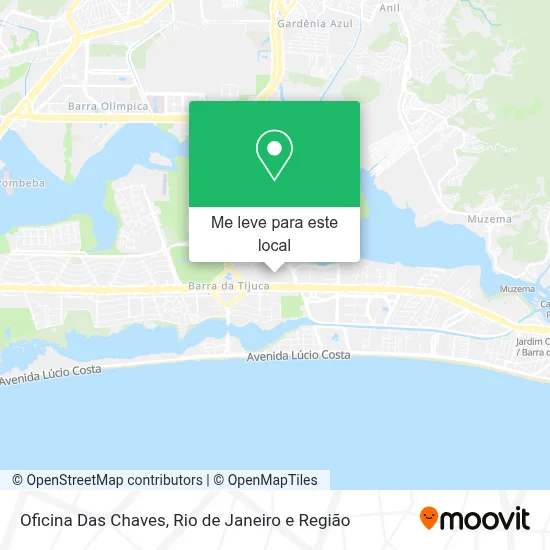Oficina Das Chaves mapa