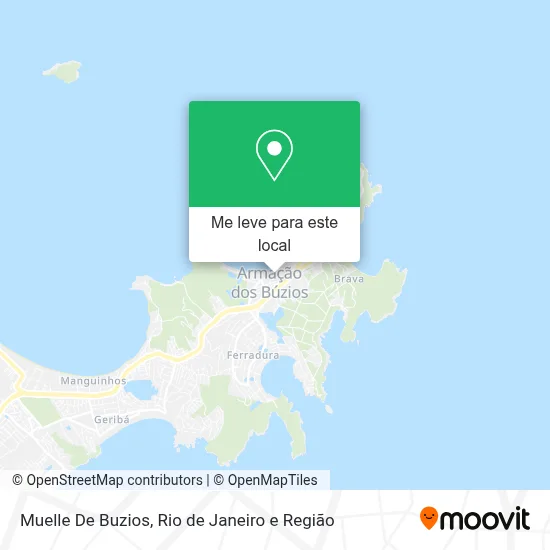 Muelle De Buzios mapa