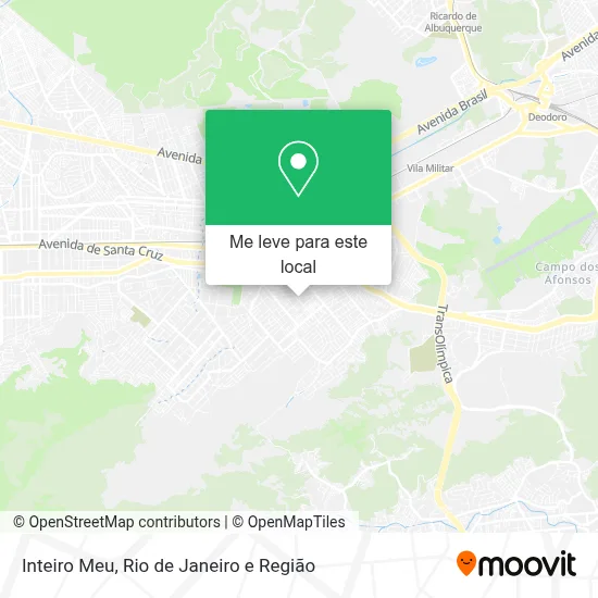 Inteiro Meu mapa