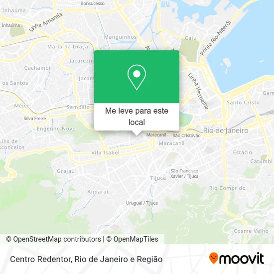 Centro Redentor mapa