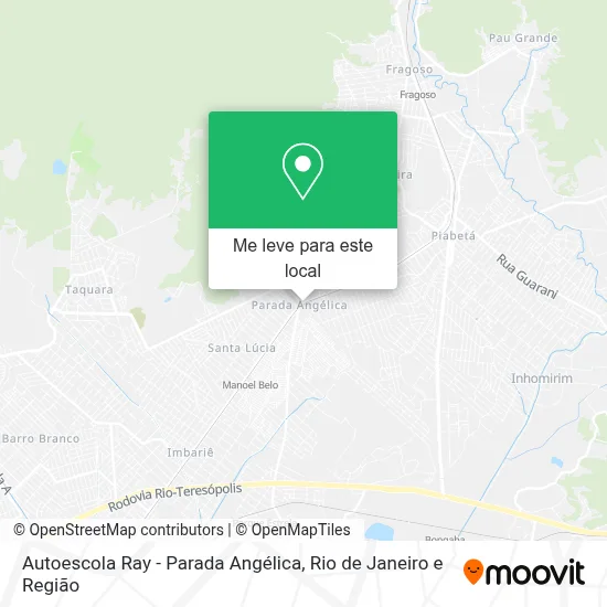 Autoescola Ray - Parada Angélica mapa