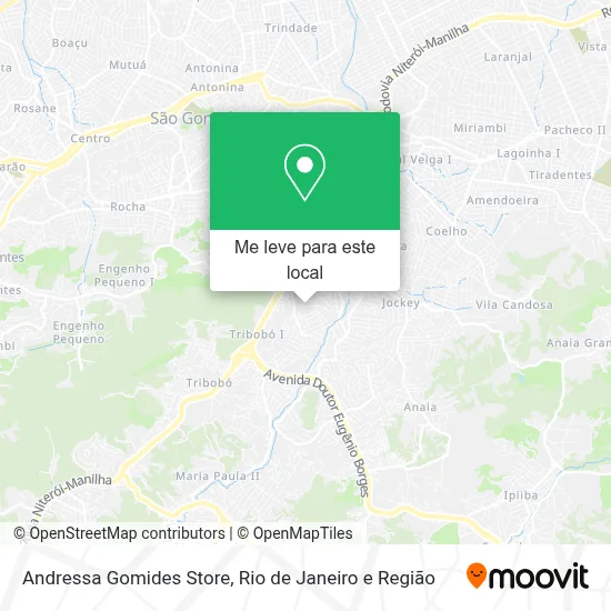 Andressa Gomides Store mapa