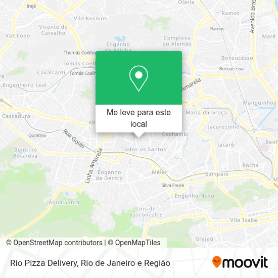 Rio Pizza Delivery mapa