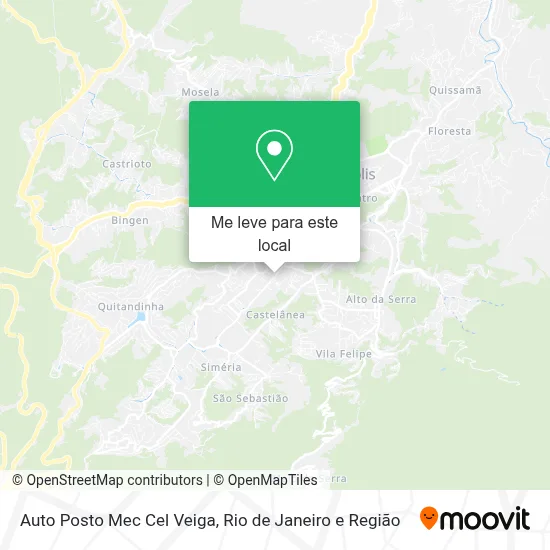 Auto Posto Mec Cel Veiga mapa