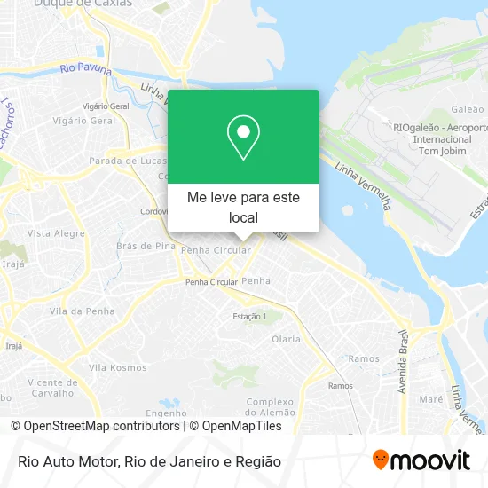 Rio Auto Motor mapa