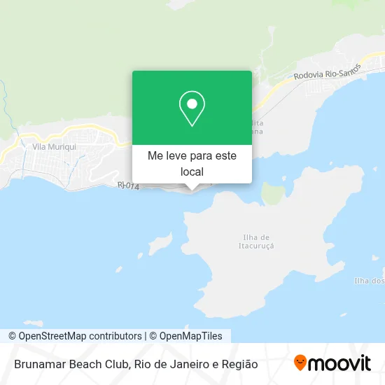 Brunamar Beach Club mapa